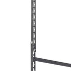 Portapacchi da soffitto per garage 120x120x71 cm (LxPxH) argento