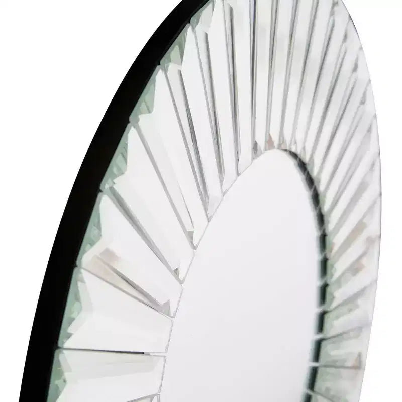 Specchio da toeletta Apollo rettangolare nero opaco a figura intera 60"x20"