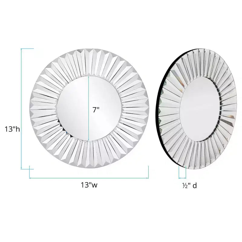 Specchio da toeletta Apollo rettangolare nero opaco a figura intera 60"x20"