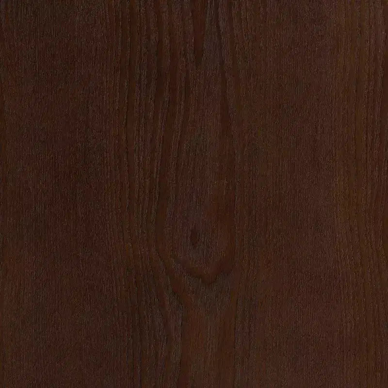 Comò Nikolai a 6 cassetti in tessuto e legno, beige/marrone wengé