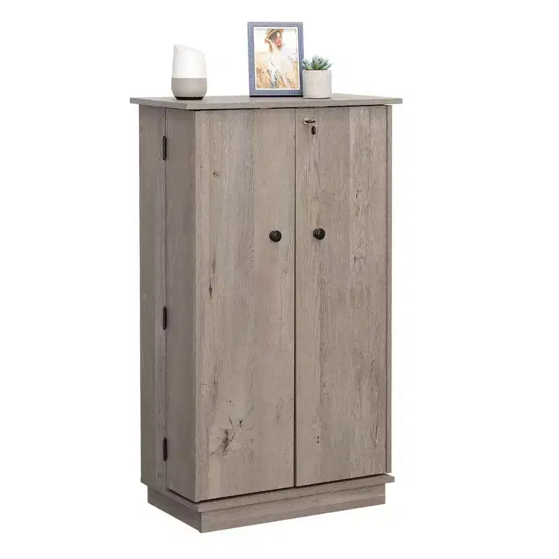 Sauder Sundar Multi Media Storage Cabinet Mystic Oak