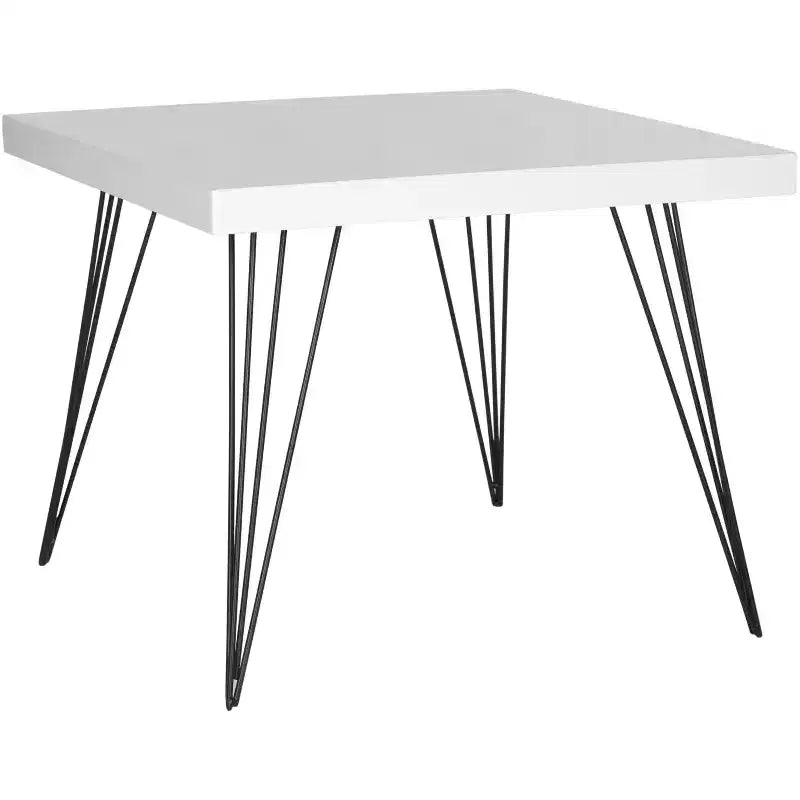 Tavolino da caffè Wolcott Square FOX4206A Bianco/Nero