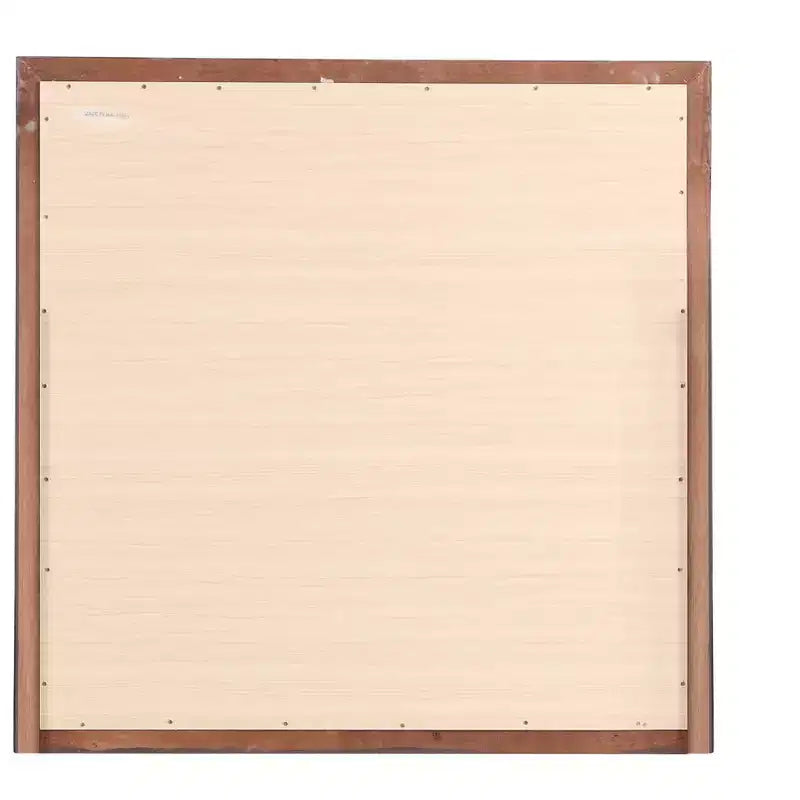Specchio da comò classico con cornice in legno, 38" x 38"
