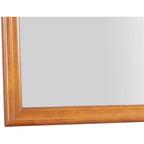 Specchio da comò classico con cornice in legno, 38" x 38"