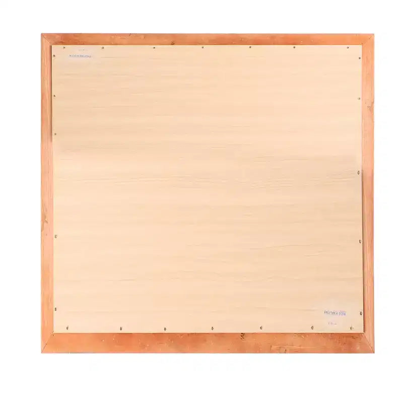 Specchio da comò classico con cornice in legno, 38" x 38"