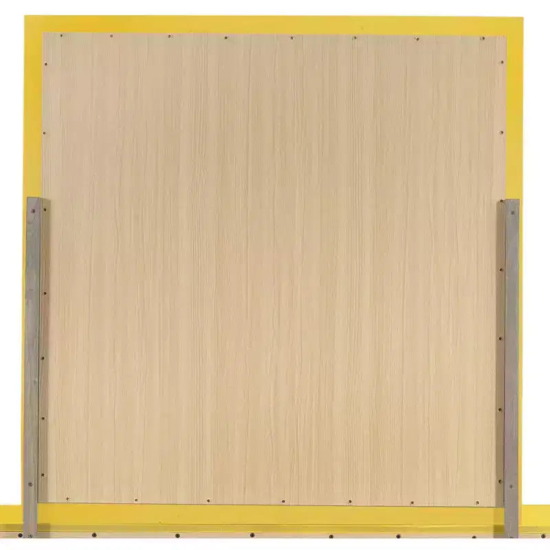 Specchio da comò classico con cornice in legno, 38" x 38"