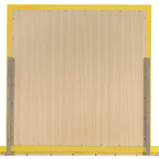 Specchio da comò classico con cornice in legno, 38" x 38"