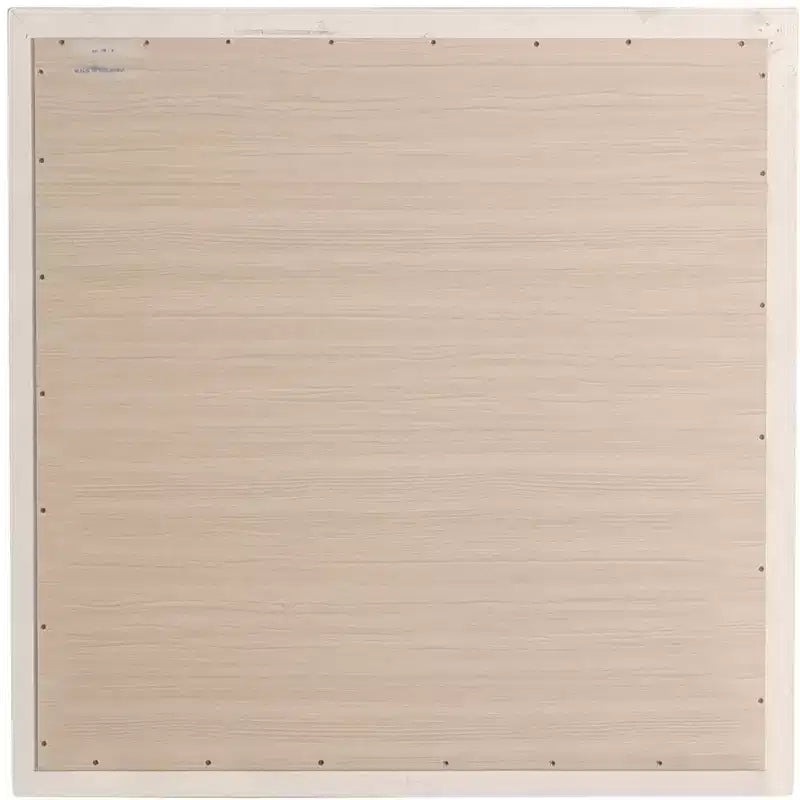 Specchio da comò classico con cornice in legno, 38" x 38"