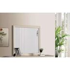 Specchio da comò classico con cornice in legno, 38" x 38"