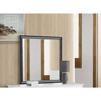 Specchio da comò classico con cornice in legno, 38" x 38"