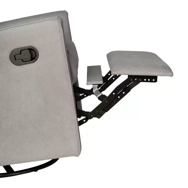 Poltrona Reclinabile Girevole a 360 Gradi Manuale Cash, Perfetta per Soggiorno, Camera da Letto o Cameretta