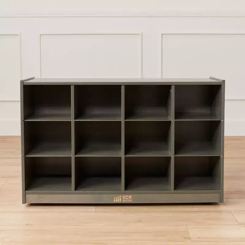 Mobile con 12 Scomparti a Vaschetta, 3x4, Arredo per Aula