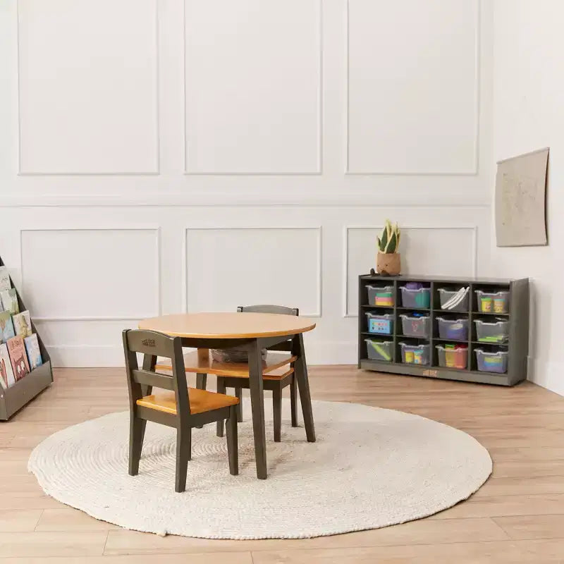 Mobile con 12 Scomparti a Vaschetta, 3x4, Arredo per Aula