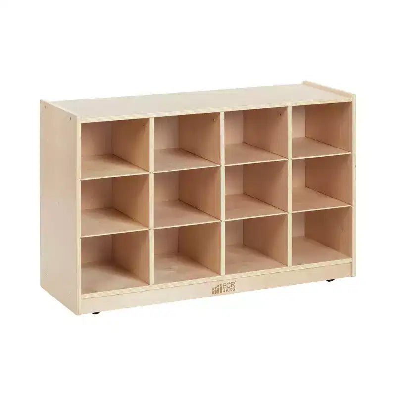 Mobile con 12 Scomparti a Vaschetta, 3x4, Arredo per Aula