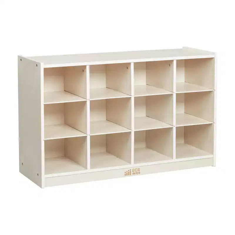 Mobile con 12 Scomparti a Vaschetta, 3x4, Arredo per Aula