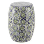 JONATHAN Y Lula 17.25 Suzani Ceramic Garden Stool/Accent Table