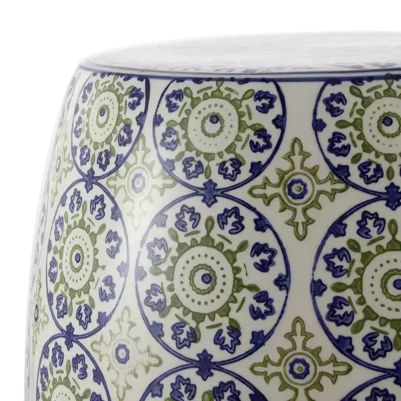 Sgabello/Tavolino d'appoggio in ceramica Suzani Lula 17.25