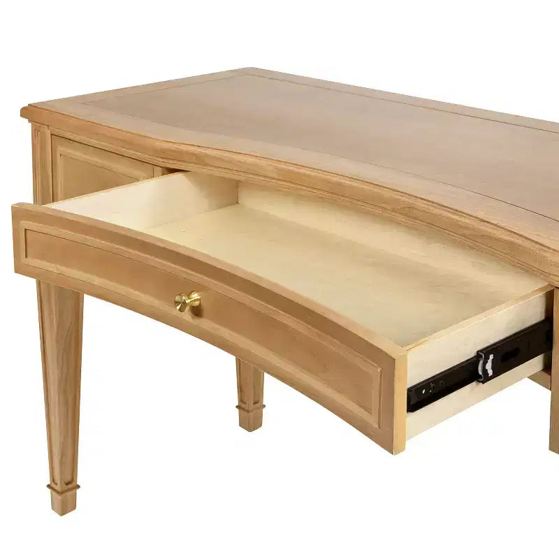 Scrivania direzionale in legno Dauphin 55 con 3 cassetti