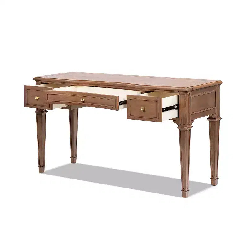 Scrivania direzionale in legno Dauphin 55 con 3 cassetti
