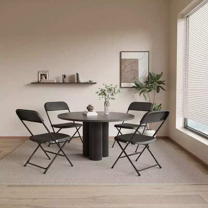 Sedie Pieghevoli Confezione da 10 Sedie Pieghevoli in Plastica per Esterni e Interni Capacità di Carico 158 kg