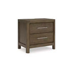 Signature Design by Ashley Cabalynn 2 Drawer Nightstand, Light Brown
