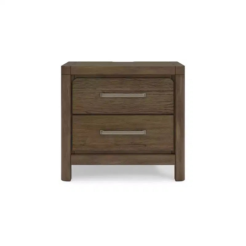 Comodino a 2 cassetti Cabalynn marrone chiaro