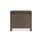 Comodino a 2 cassetti Cabalynn marrone chiaro