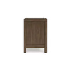 Comodino a 2 cassetti Cabalynn marrone chiaro