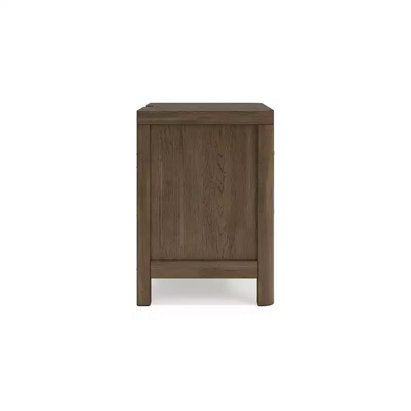 Comodino a 2 cassetti Cabalynn marrone chiaro