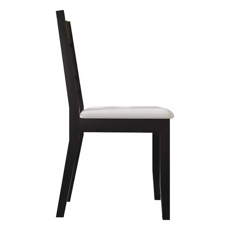Sedia da pranzo in legno con rivestimento grigio caldo ( )