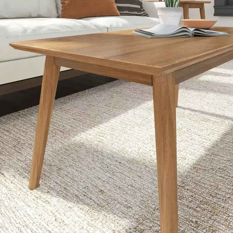 Tavolini da caffè in legno massello moderni di metà secolo (anni '40) per soggiorno