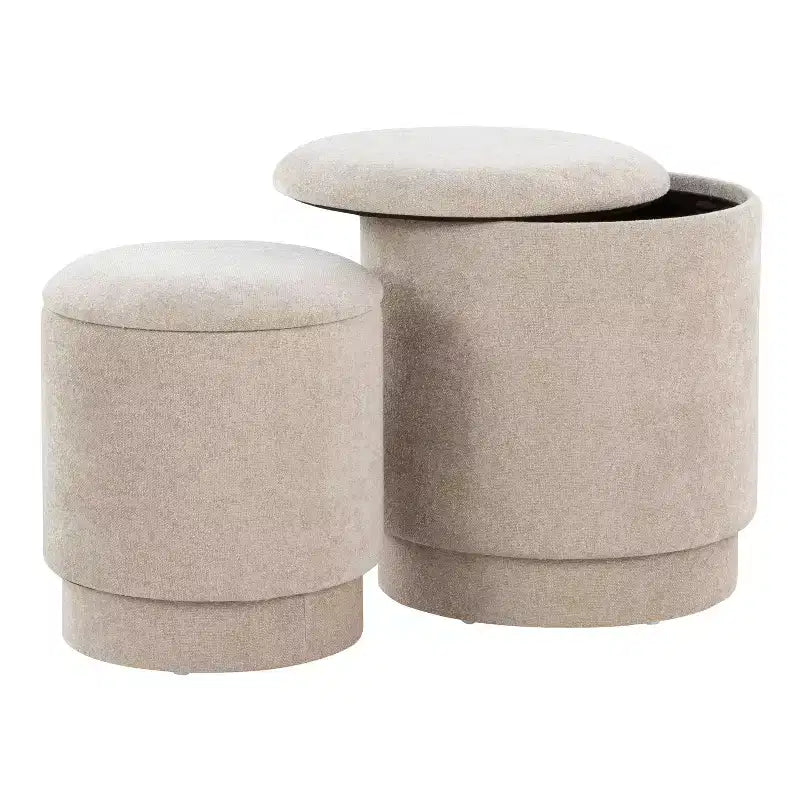Set Ottomano Imbottito Marla
