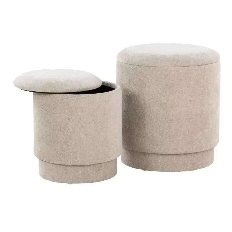 Set Ottomano Imbottito Marla