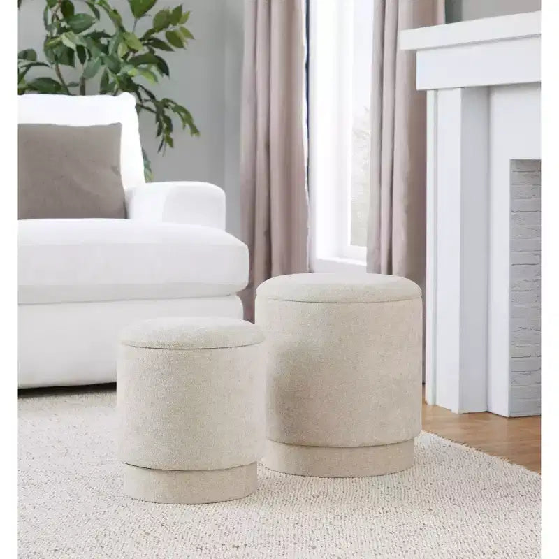 Set Ottomano Imbottito Marla