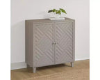 Mobiletto a 2 ante con motivo Chevron