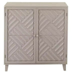 Mobiletto a 2 ante con motivo Chevron