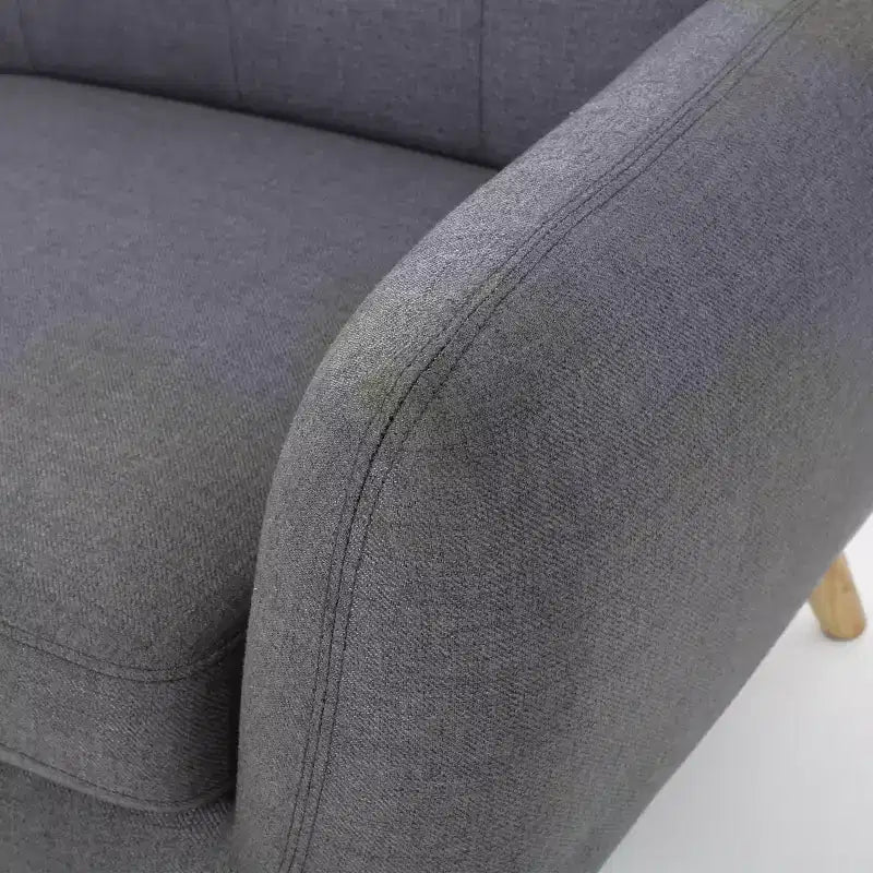 Divano a 2 posti Sheena Mid-Century Modern 67.25, imbottito e trapuntato