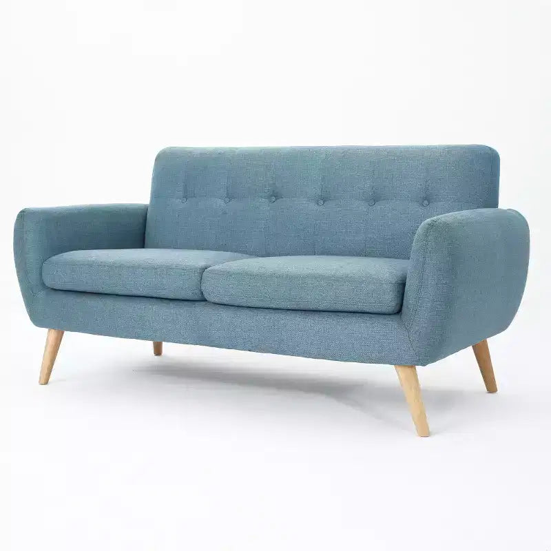 Divano a 2 posti Sheena Mid-Century Modern 67.25, imbottito e trapuntato
