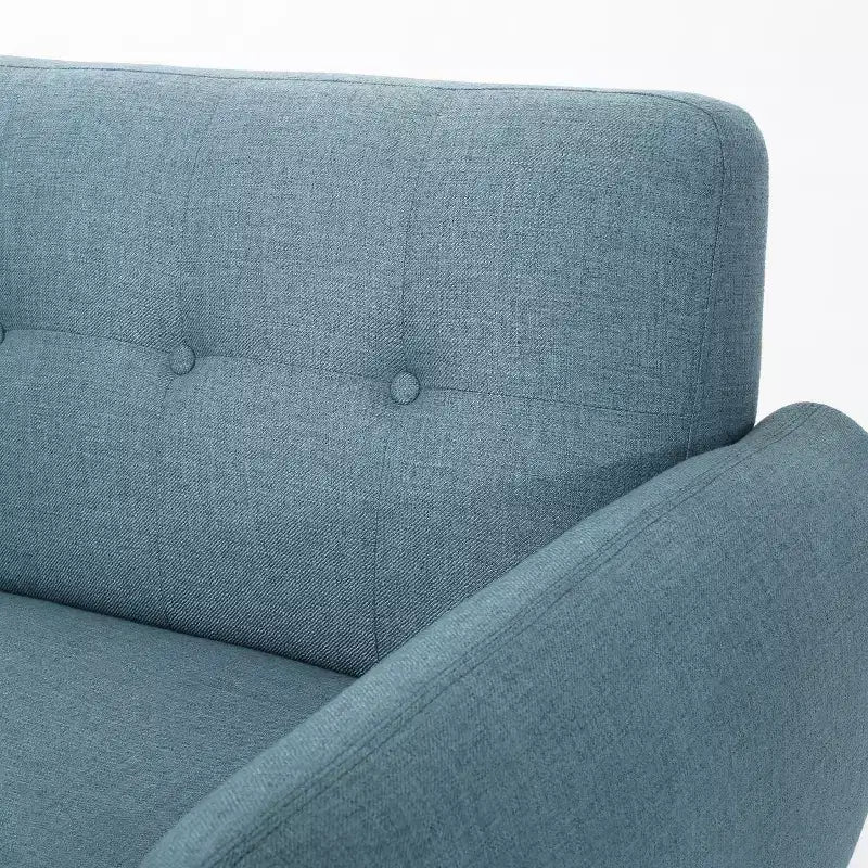Divano a 2 posti Sheena Mid-Century Modern 67.25, imbottito e trapuntato