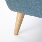 Divano a 2 posti Sheena Mid-Century Modern 67.25, imbottito e trapuntato