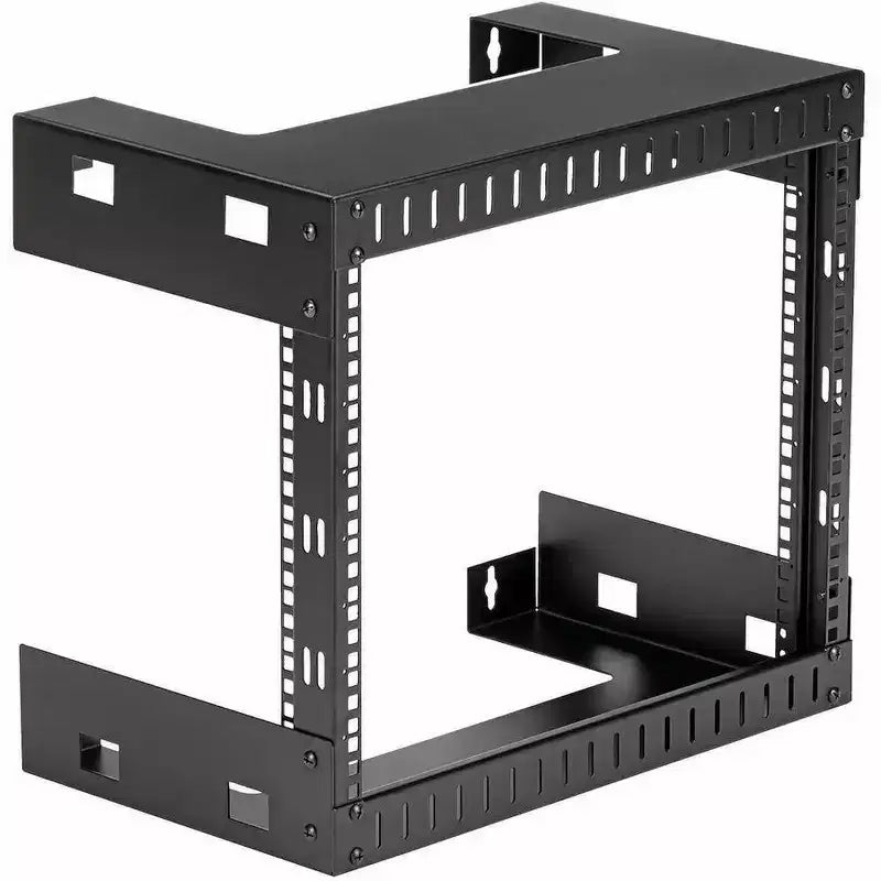 Rack per apparecchiature 8U con montaggio a parete e struttura aperta, profondità 30,5 cm RK812WALLO